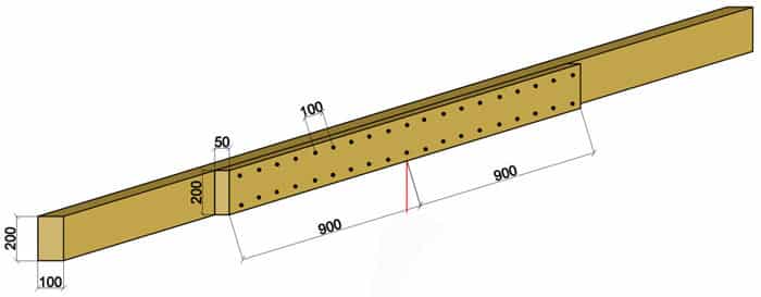 Частичное усиление лаг деревянными накладками | Чем можно усилить лаги второго этажа